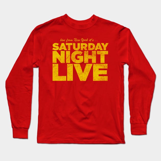 saturday night live comedy Long Sleeve T-Shirt by top snail